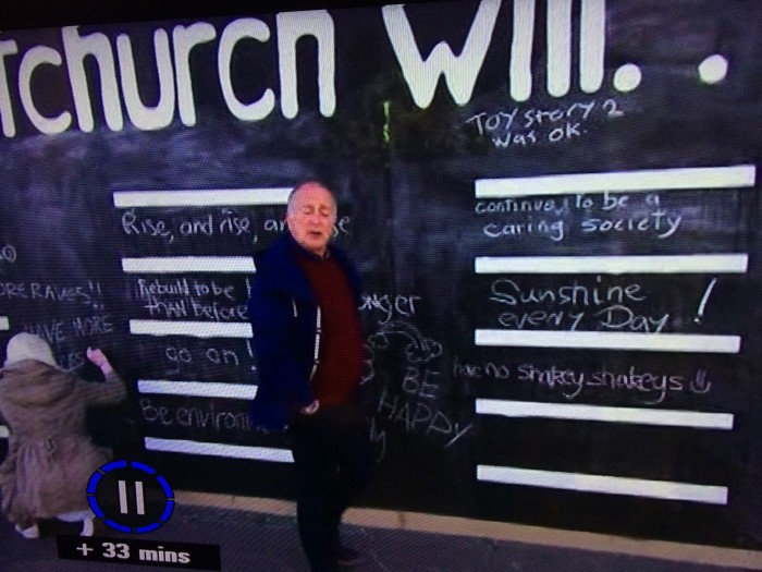 Tony Robinson's Time Walks, Christchurch episode