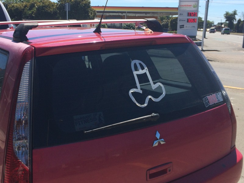 Tape penis