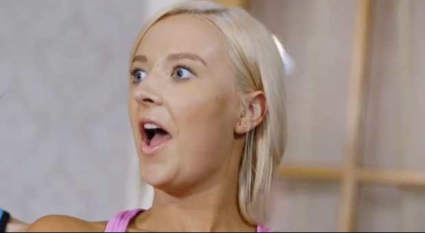 Dani is openmouthed in shock or that's just her face for every emotion. It's hard to know.
